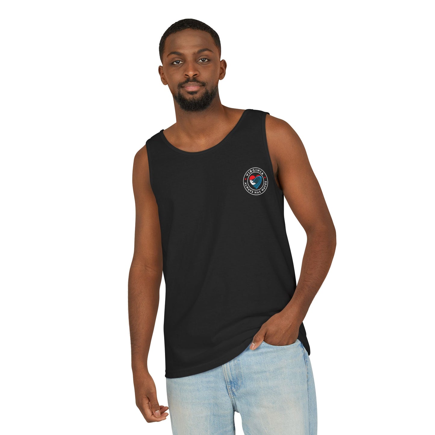 Virginia Waves Unisex Tank Top - Summer Beach Vibes