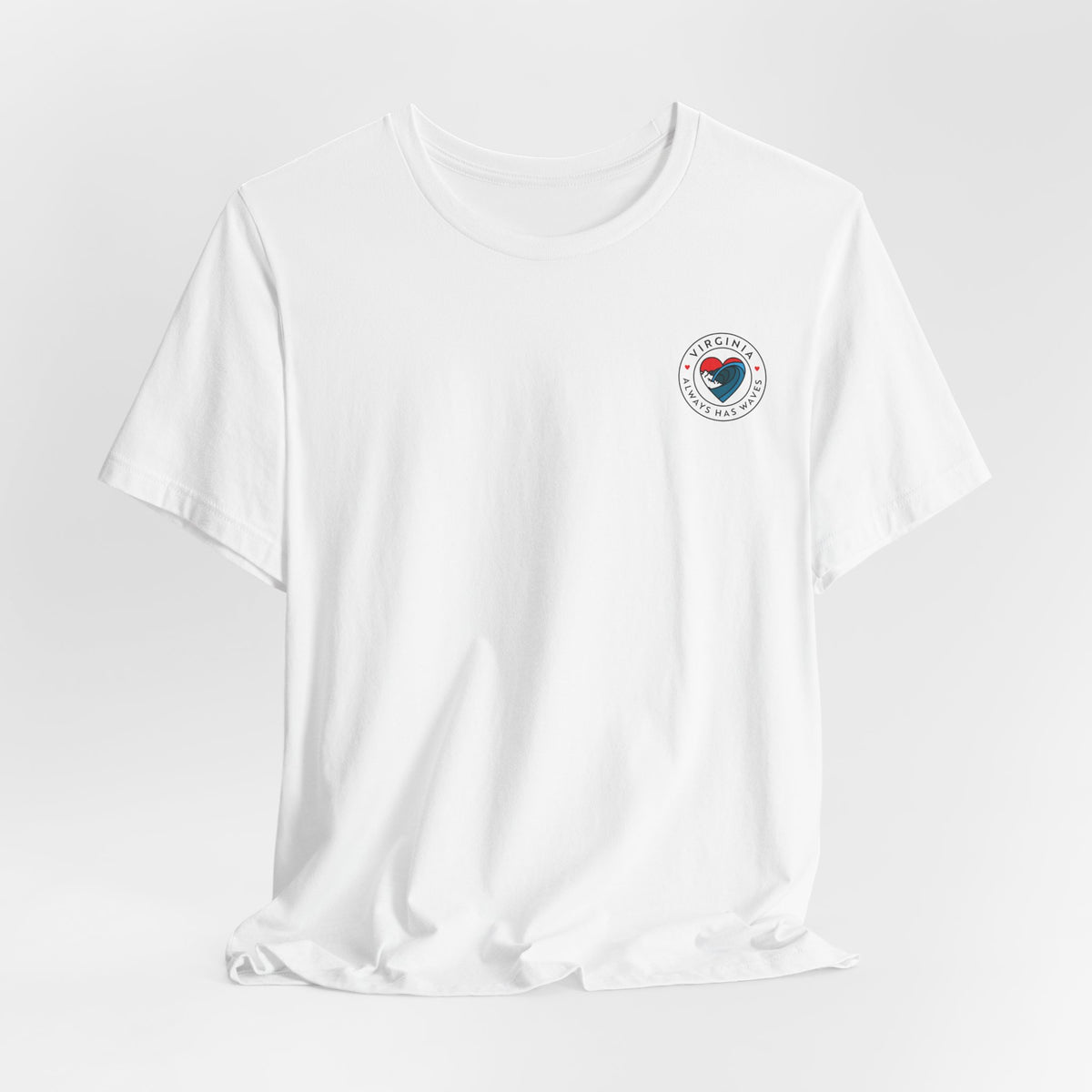 I Told the Wav(es) About You Tee — Heart Wave Graphic T-Shirt