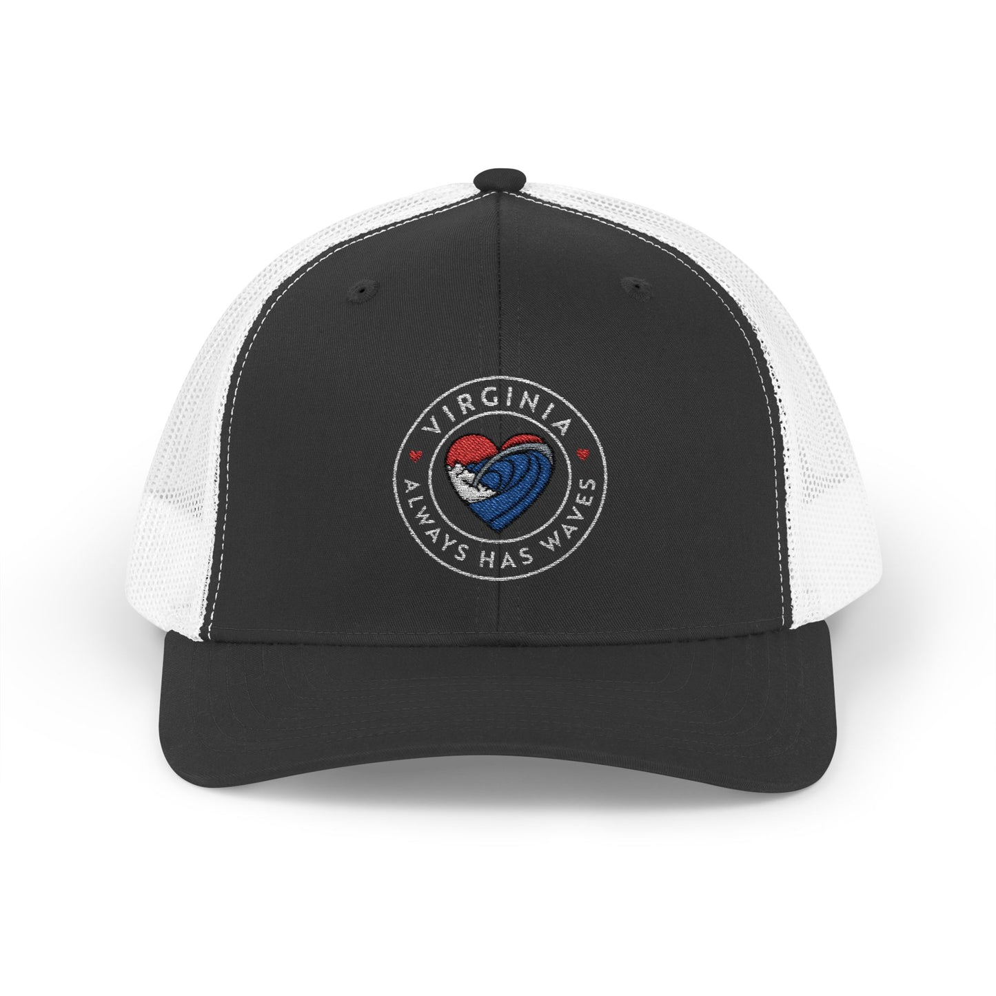 Virginia Heart Snapback Trucker Cap - Perfect for Beach Days, Gifts, and Everyday Wear, Adjustable Hat for All Occasions