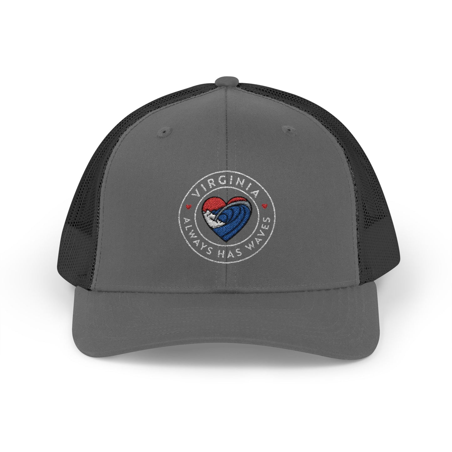 Virginia Heart Snapback Trucker Cap - Perfect for Beach Days, Gifts, and Everyday Wear, Adjustable Hat for All Occasions