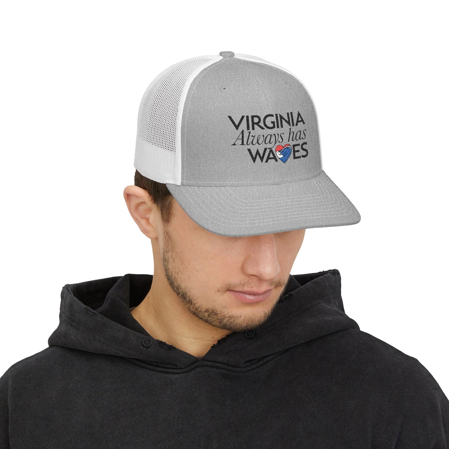 Virginia Always Has Waves Snapback Trucker Cap