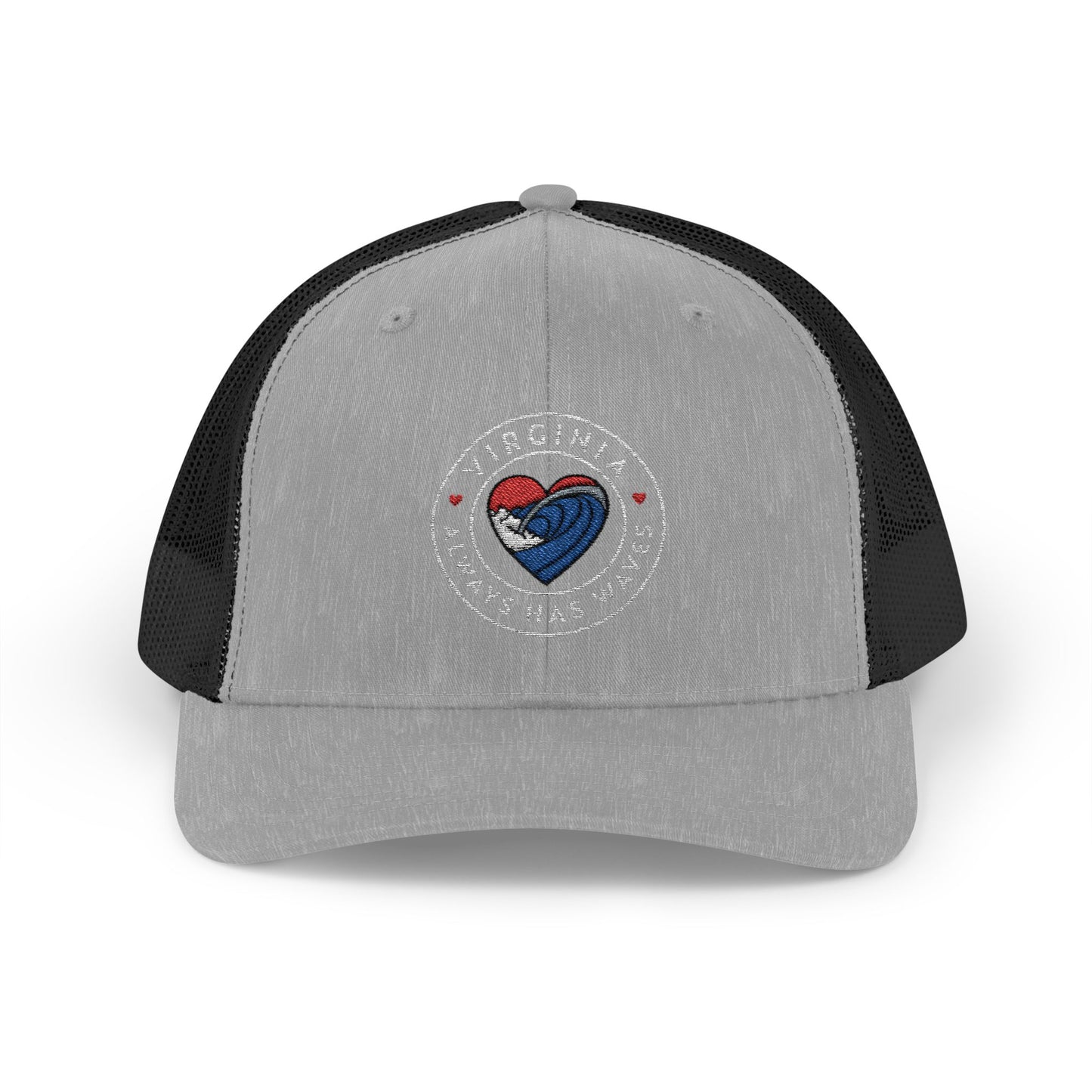 Virginia Heart Snapback Trucker Cap - Perfect for Beach Days, Gifts, and Everyday Wear, Adjustable Hat for All Occasions