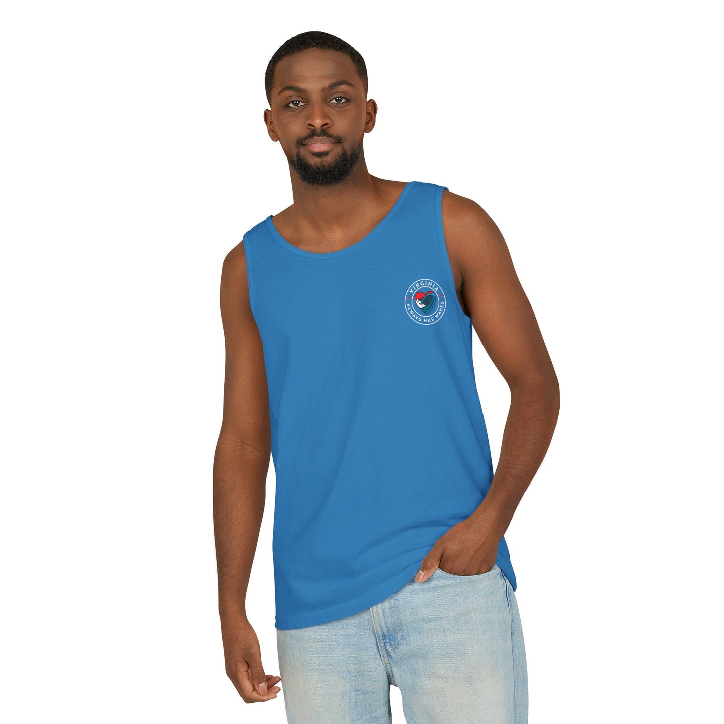 Virginia Waves Unisex Tank Top - Summer Beach Vibes