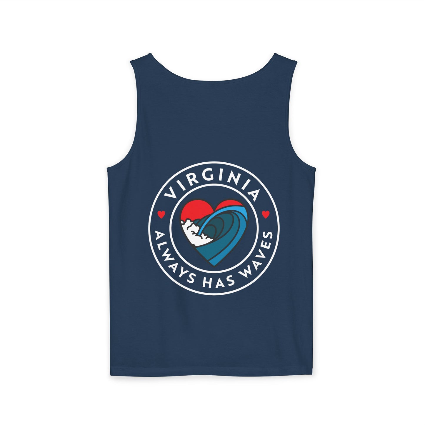 Virginia Waves Unisex Tank Top - Summer Beach Vibes