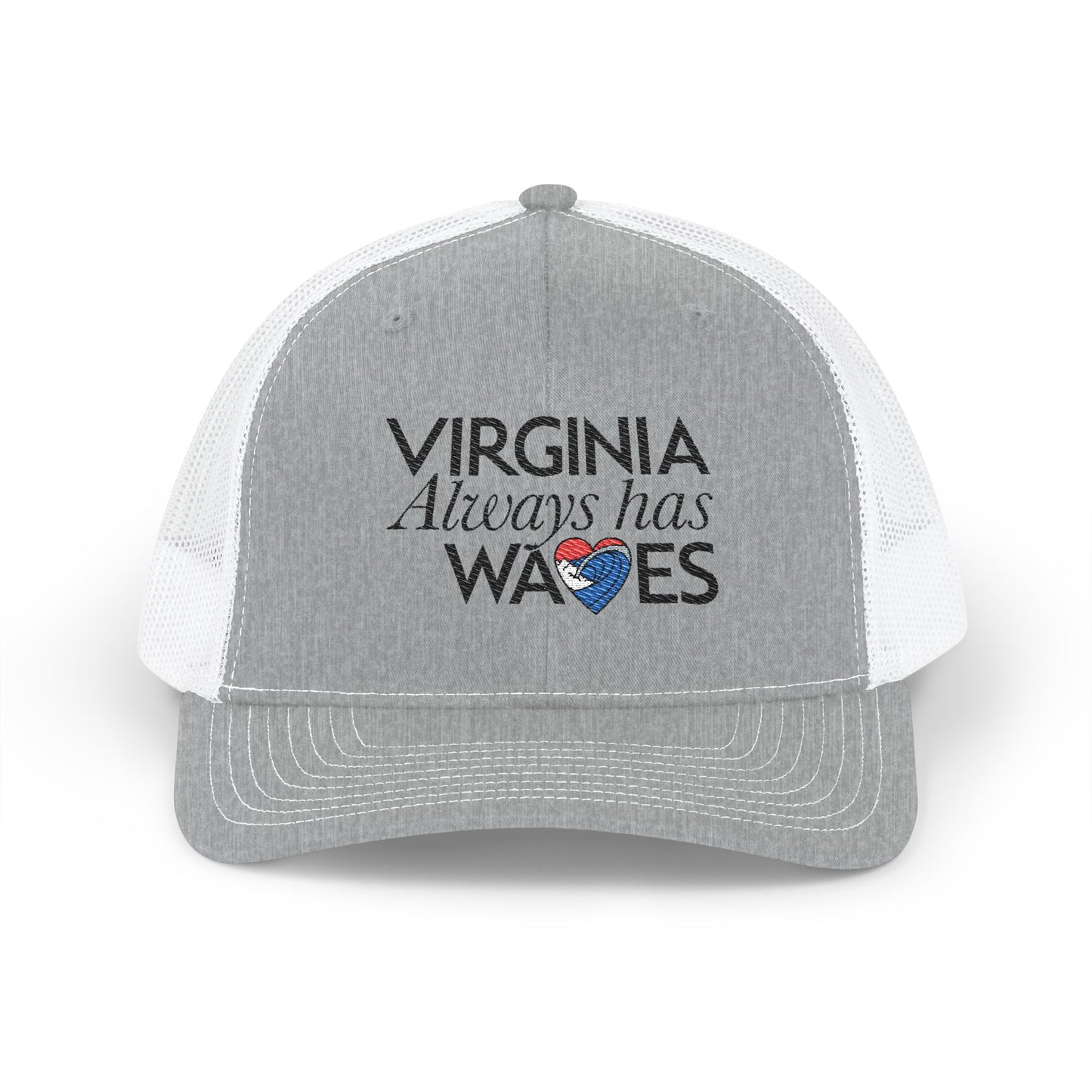 Virginia Always Has Waves Snapback Trucker Cap