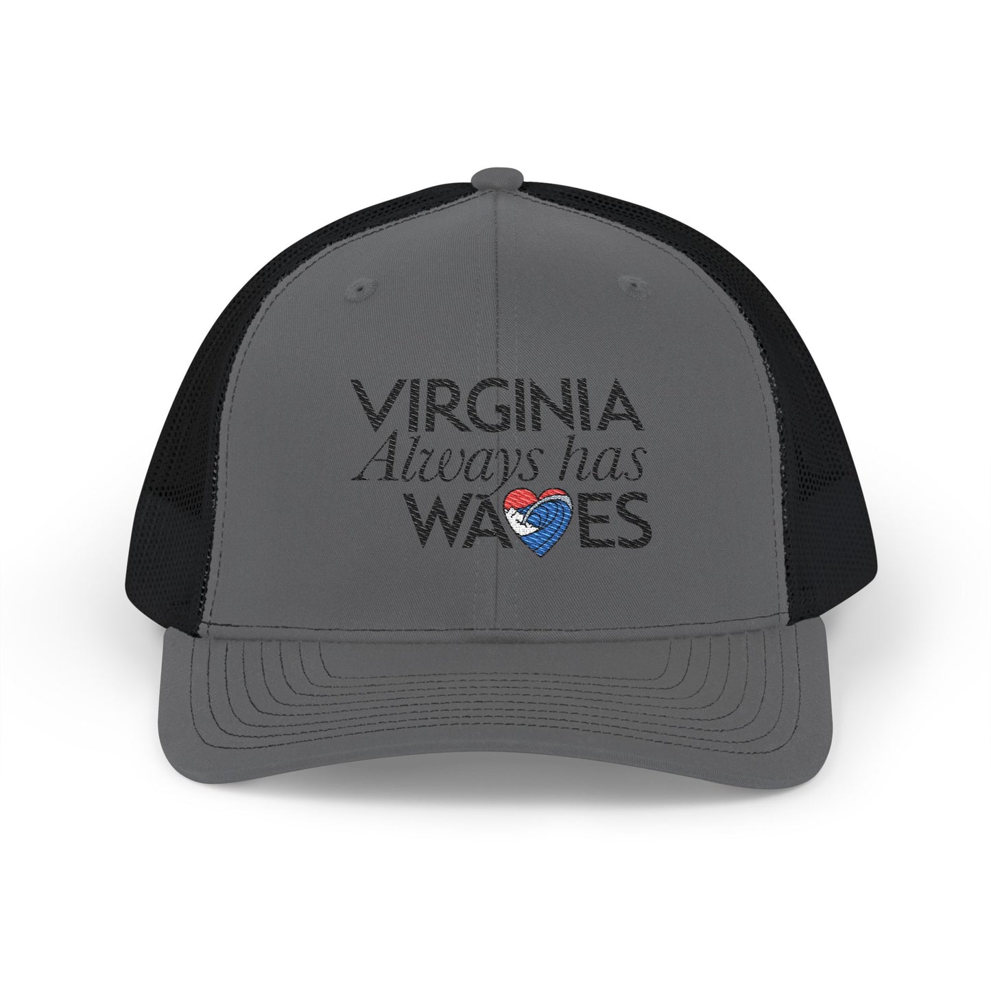 Virginia Always Has Waves Snapback Trucker Cap