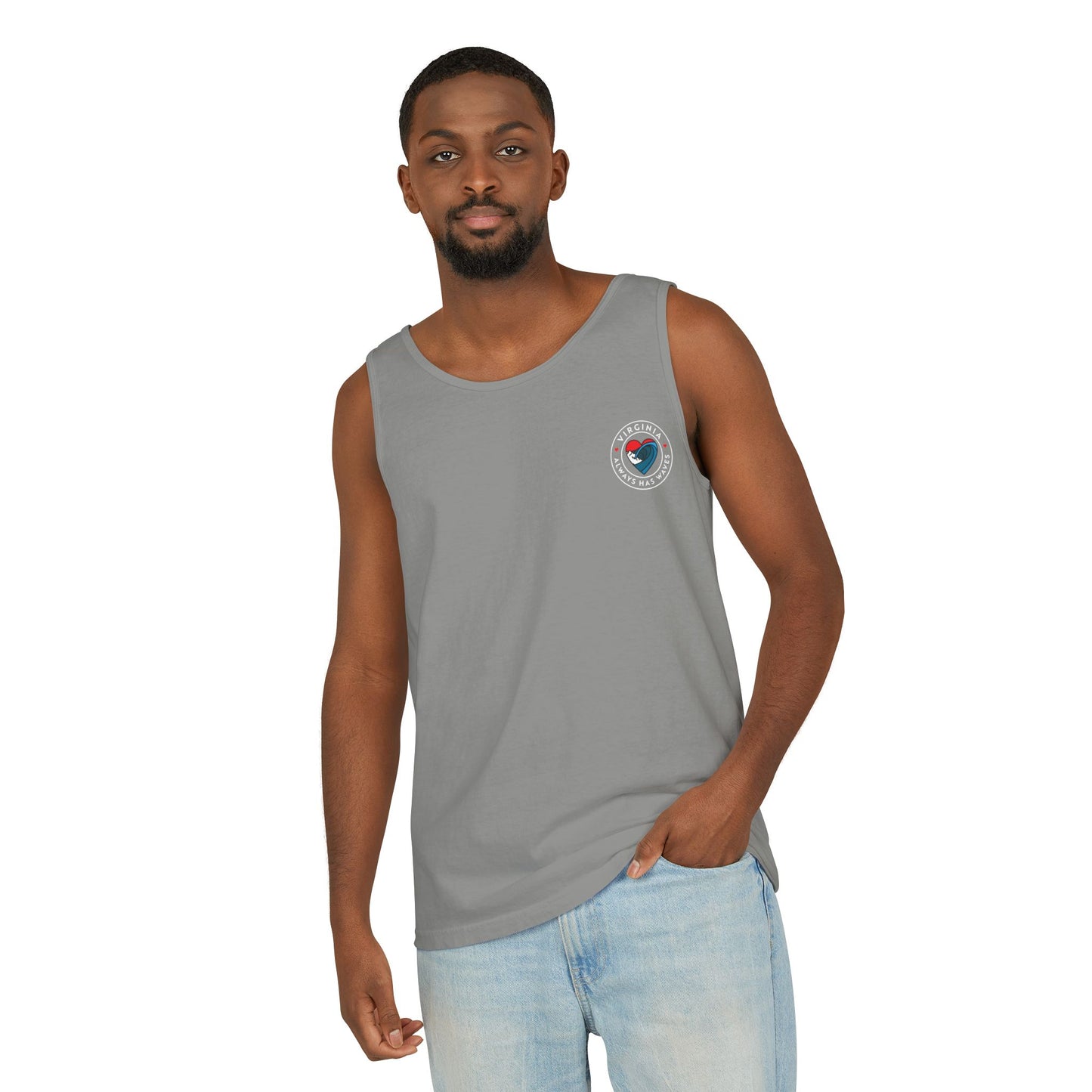 Virginia Waves Unisex Tank Top - Summer Beach Vibes
