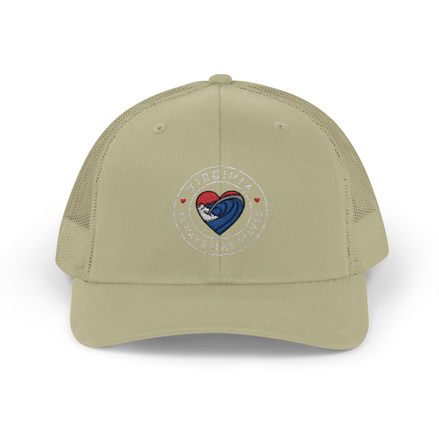 Virginia Heart Snapback Trucker Cap - Perfect for Beach Days, Gifts, and Everyday Wear, Adjustable Hat for All Occasions