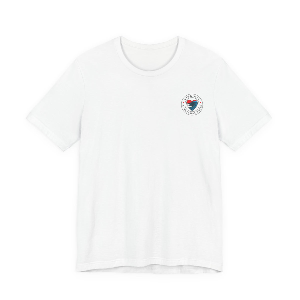 I Told the Wav(es) About You Tee — Heart Wave Graphic T-Shirt