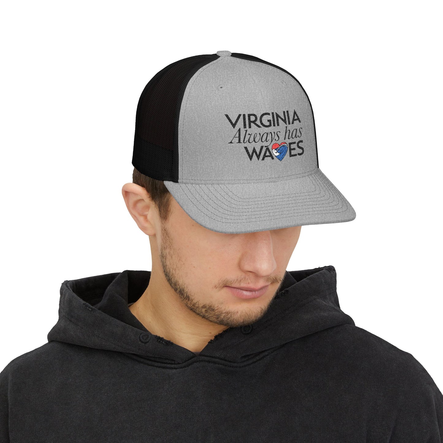 Virginia Always Has Waves Snapback Trucker Cap