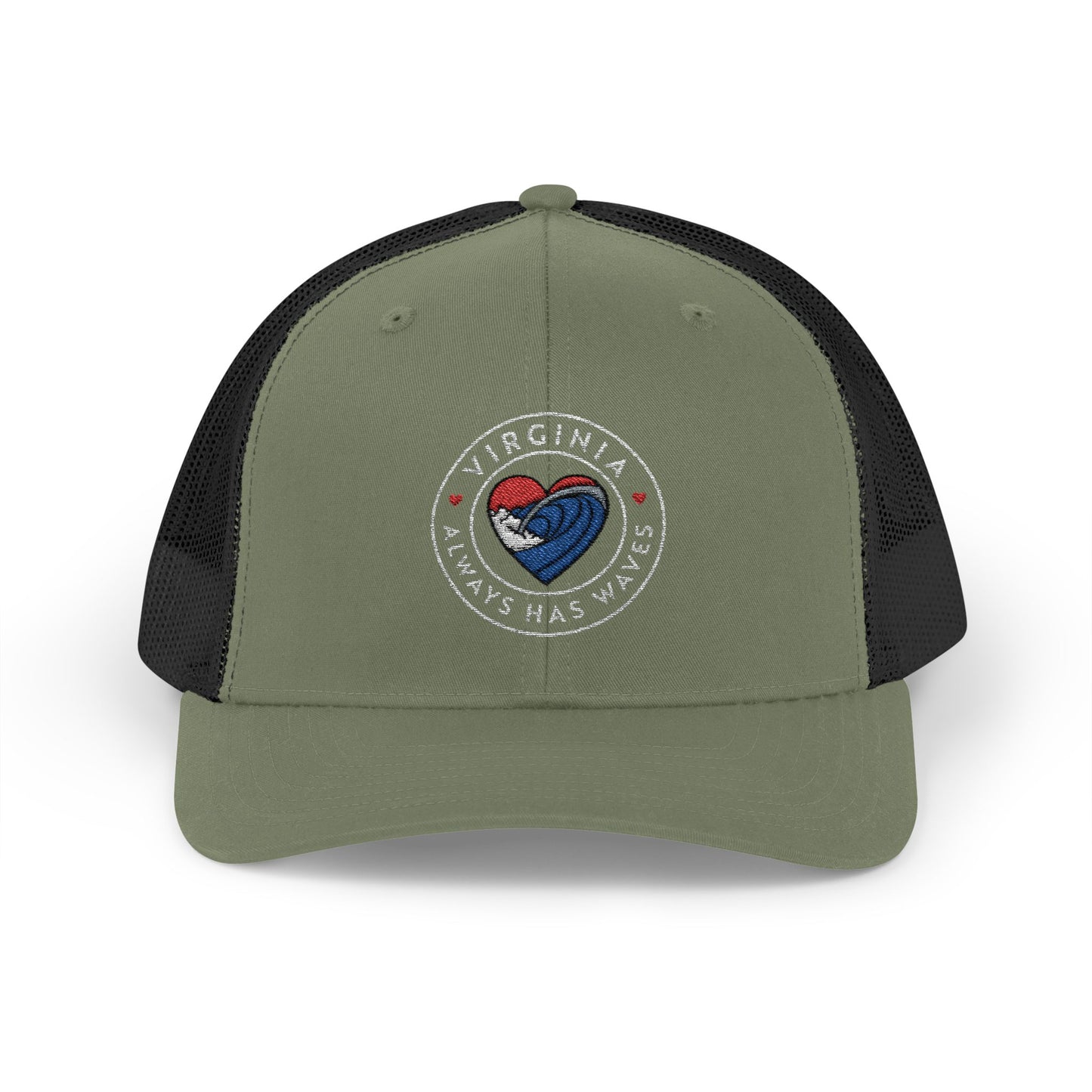 Virginia Heart Snapback Trucker Cap - Perfect for Beach Days, Gifts, and Everyday Wear, Adjustable Hat for All Occasions
