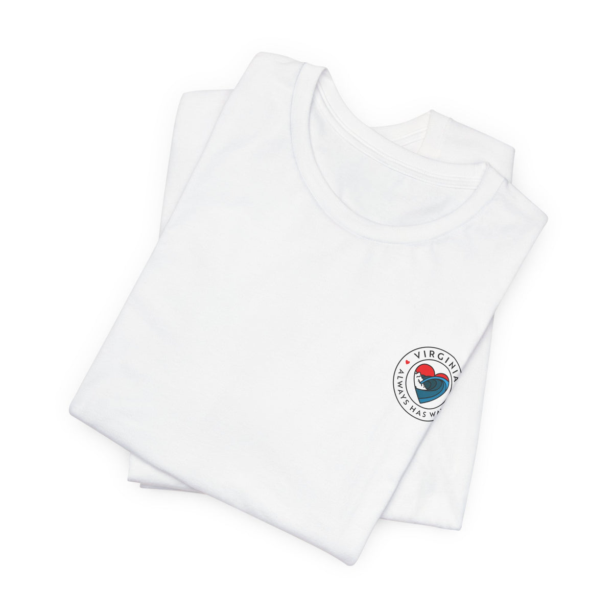 I Told the Wav(es) About You Tee — Heart Wave Graphic T-Shirt