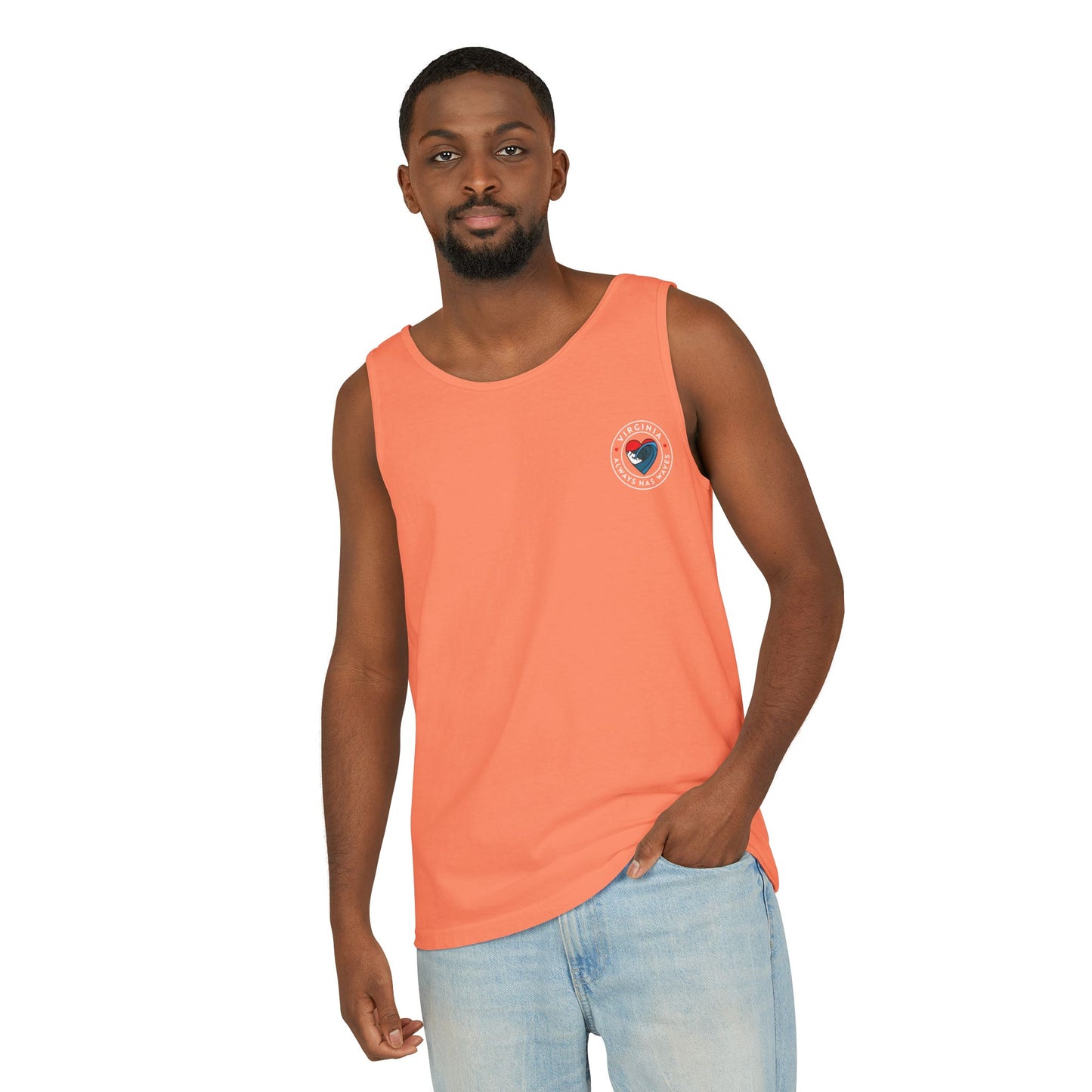 Virginia Waves Unisex Tank Top - Summer Beach Vibes