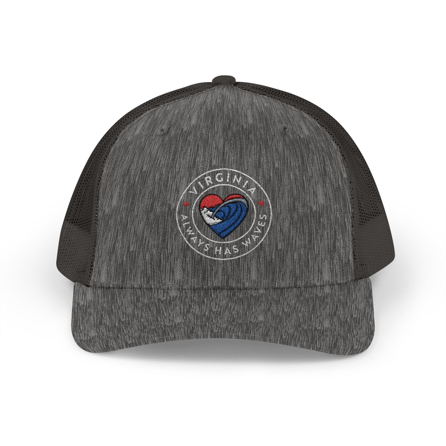 Virginia Heart Snapback Trucker Cap - Perfect for Beach Days, Gifts, and Everyday Wear, Adjustable Hat for All Occasions