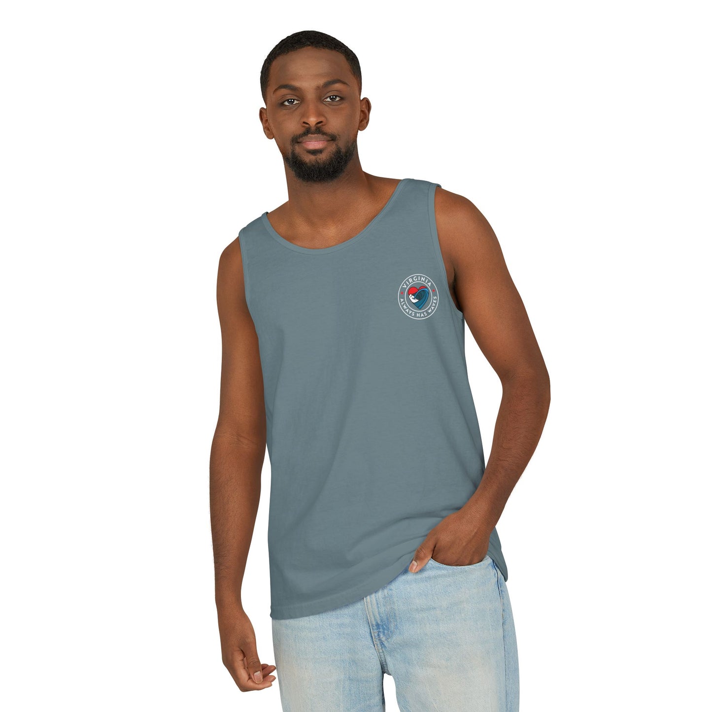 Virginia Waves Unisex Tank Top - Summer Beach Vibes
