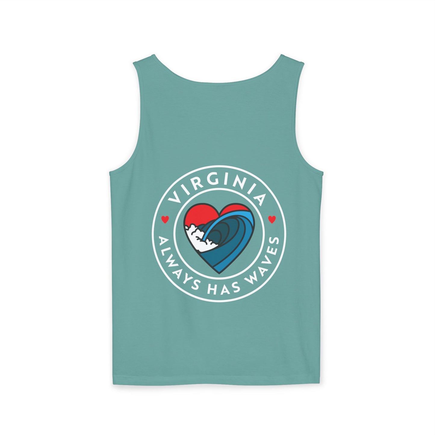 Virginia Waves Unisex Tank Top - Summer Beach Vibes