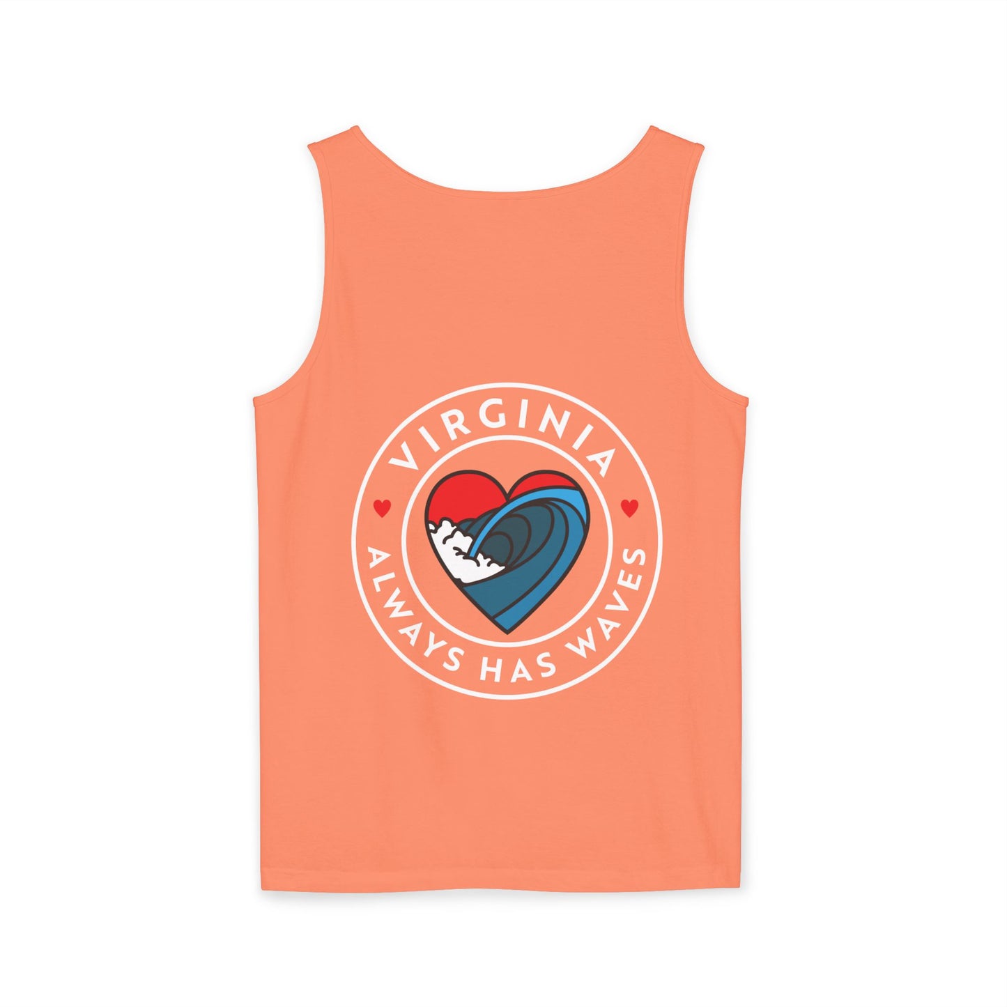 Virginia Waves Unisex Tank Top - Summer Beach Vibes