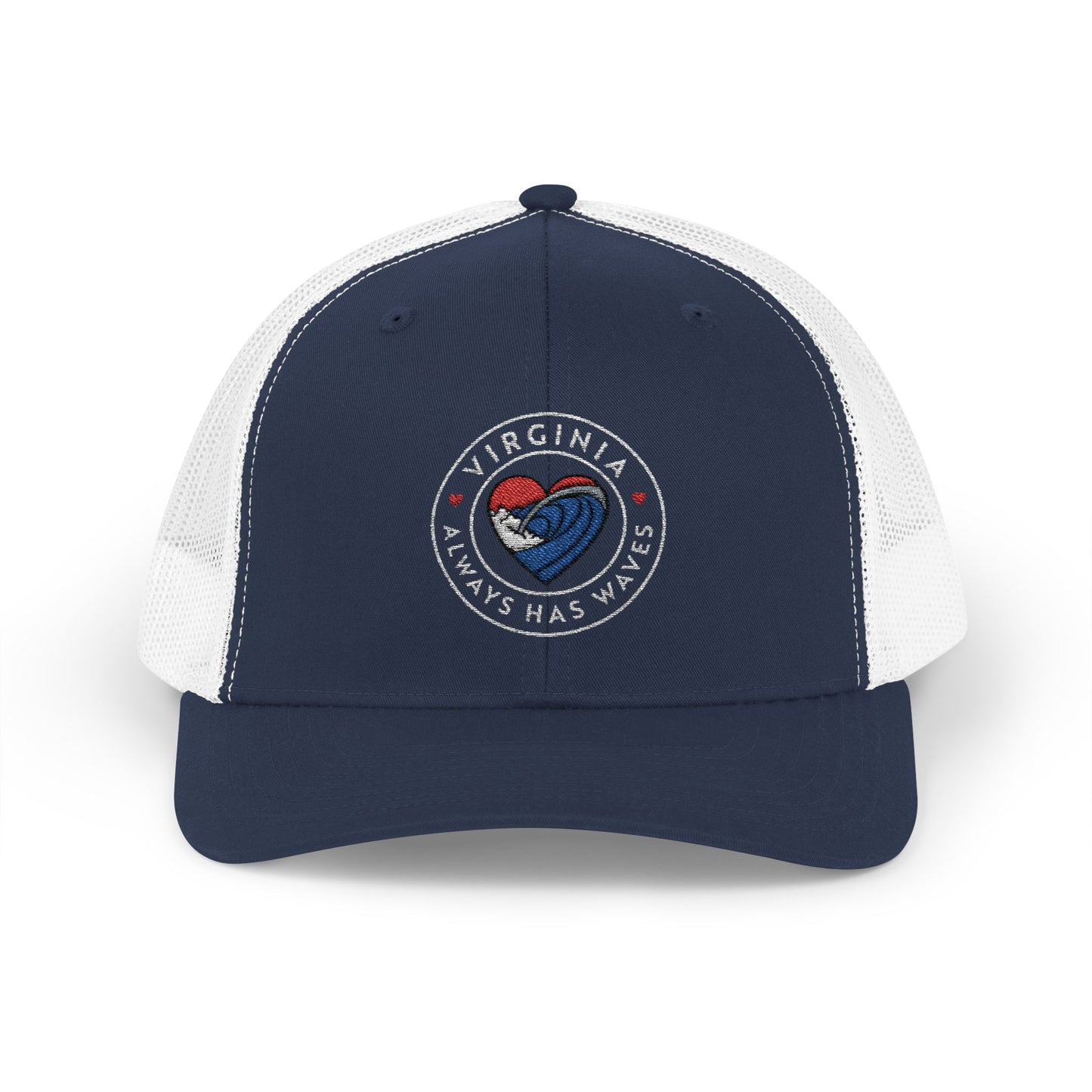 Virginia Heart Snapback Trucker Cap - Perfect for Beach Days, Gifts, and Everyday Wear, Adjustable Hat for All Occasions