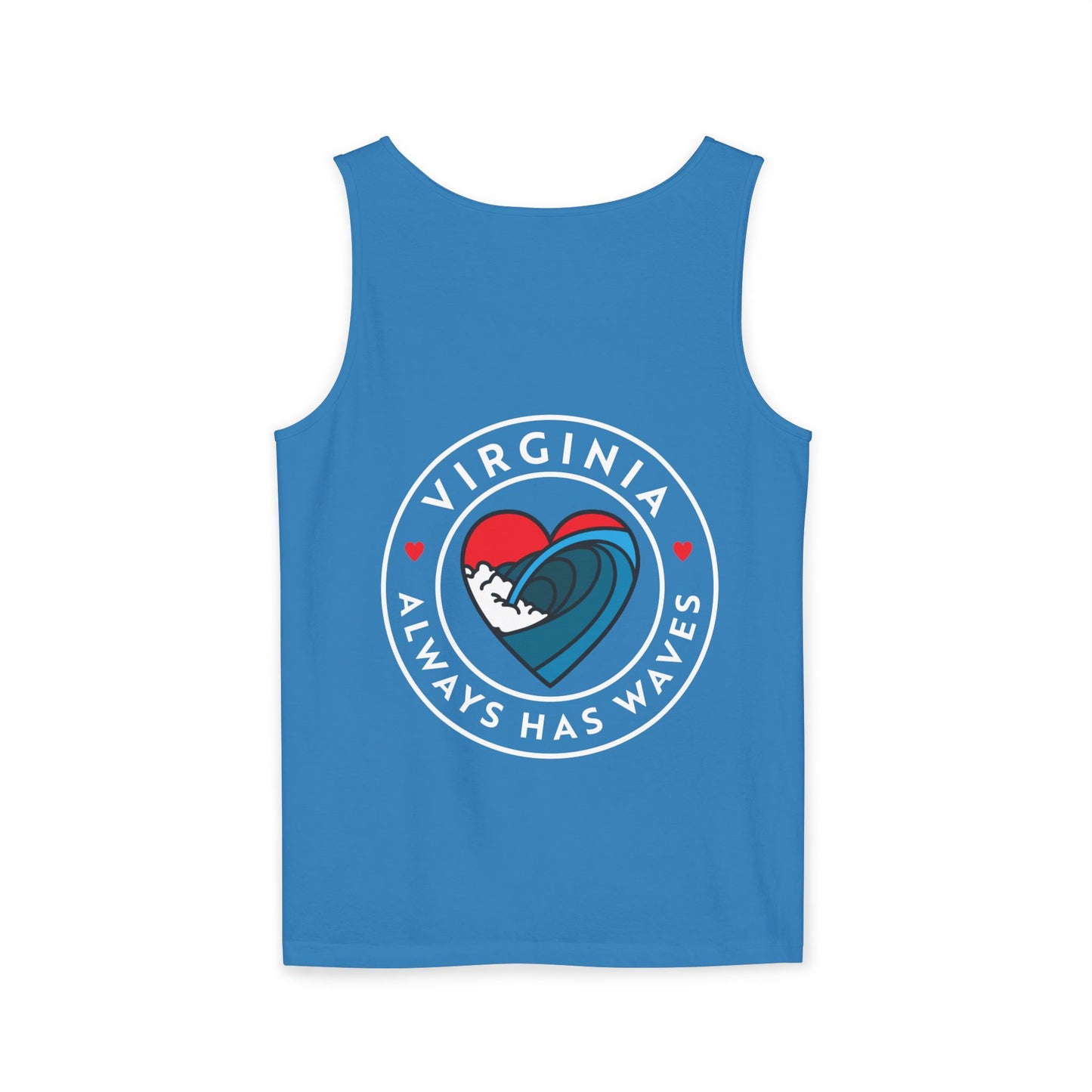 Virginia Waves Unisex Tank Top - Summer Beach Vibes