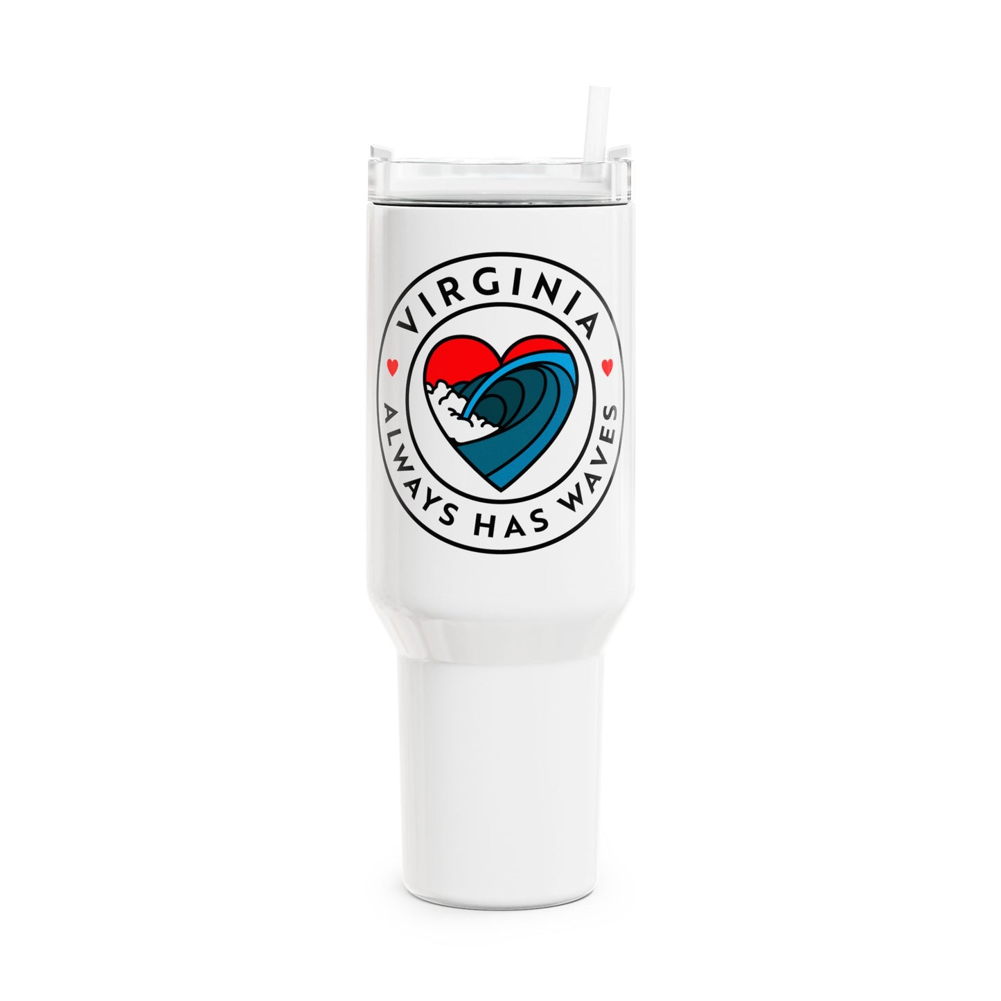 Virginia Always has Waves Tumbler, 40oz
