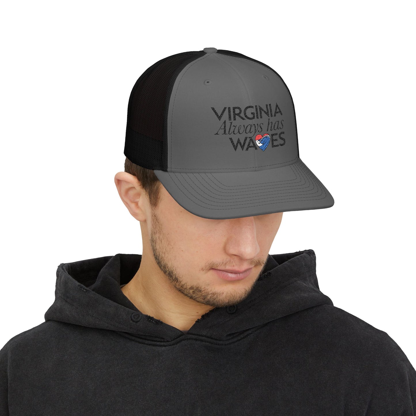 Virginia Always Has Waves Snapback Trucker Cap