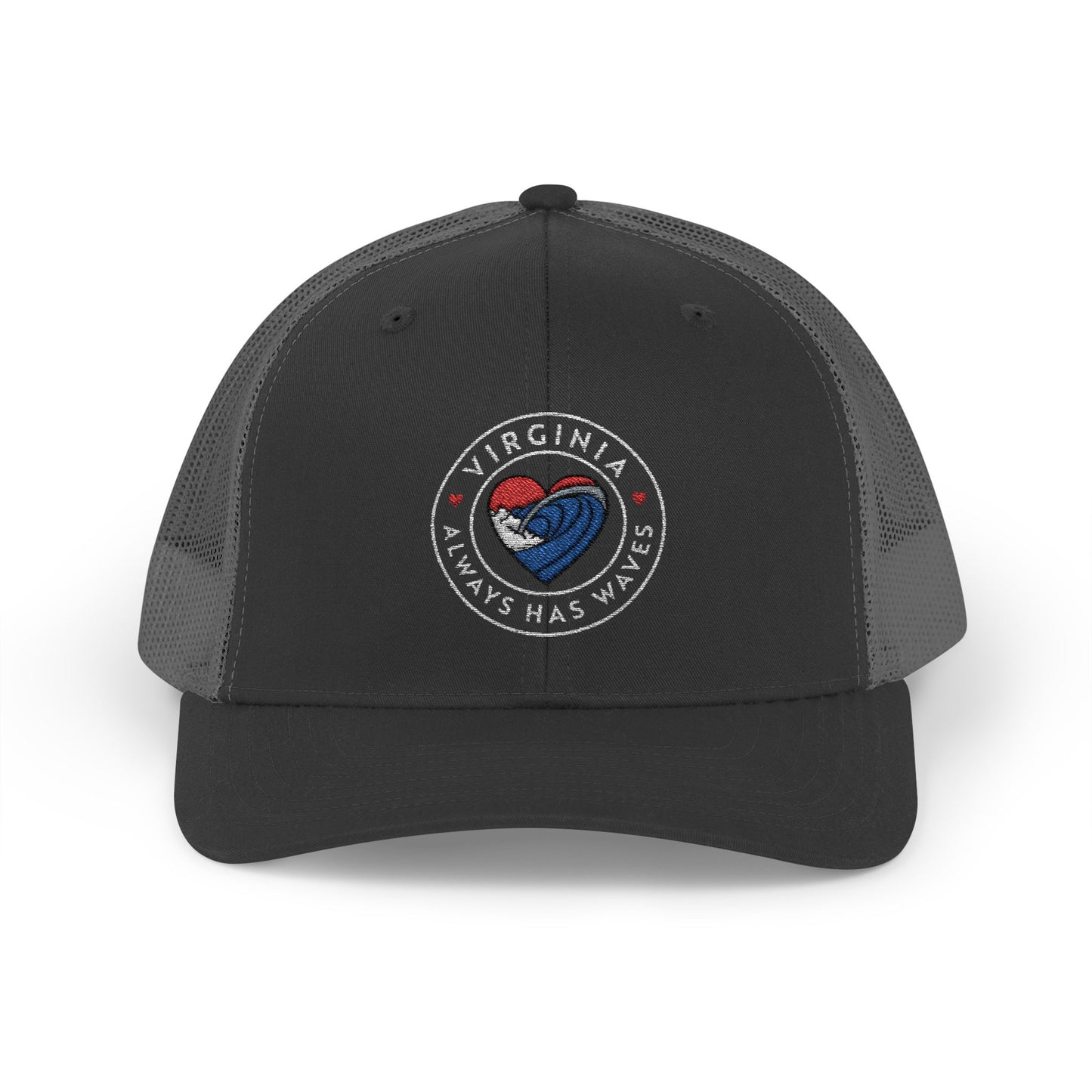 Virginia Heart Snapback Trucker Cap - Perfect for Beach Days, Gifts, and Everyday Wear, Adjustable Hat for All Occasions