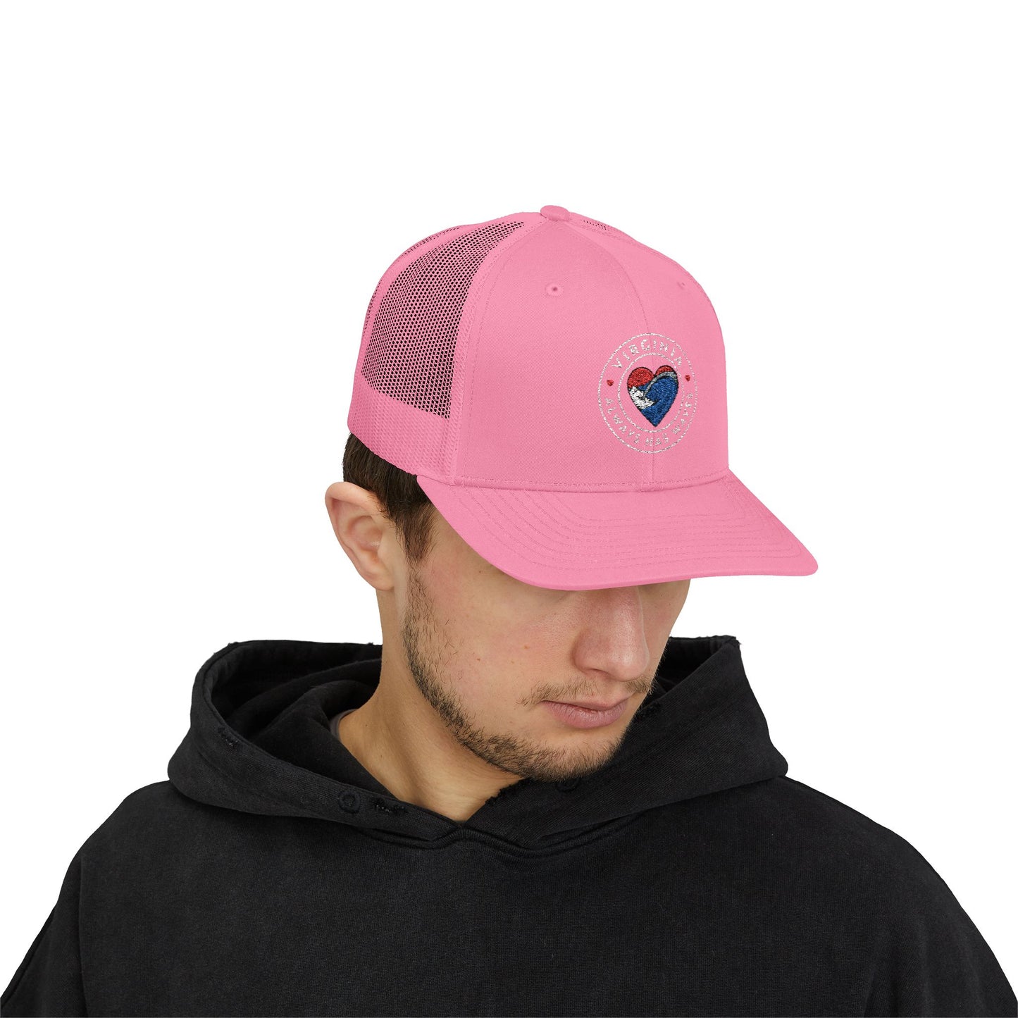 Virginia Heart Snapback Trucker Cap - Perfect for Beach Days, Gifts, and Everyday Wear, Adjustable Hat for All Occasions