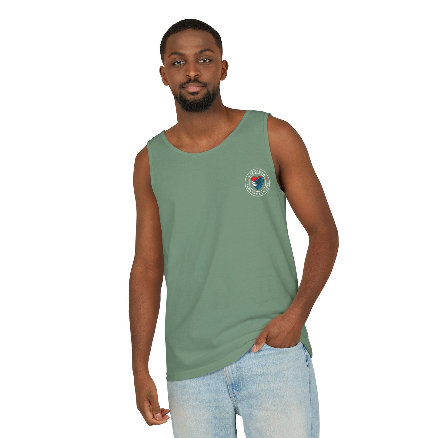 Virginia Waves Unisex Tank Top - Summer Beach Vibes