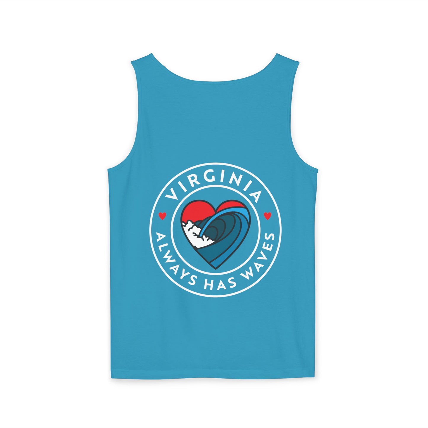 Virginia Waves Unisex Tank Top - Summer Beach Vibes