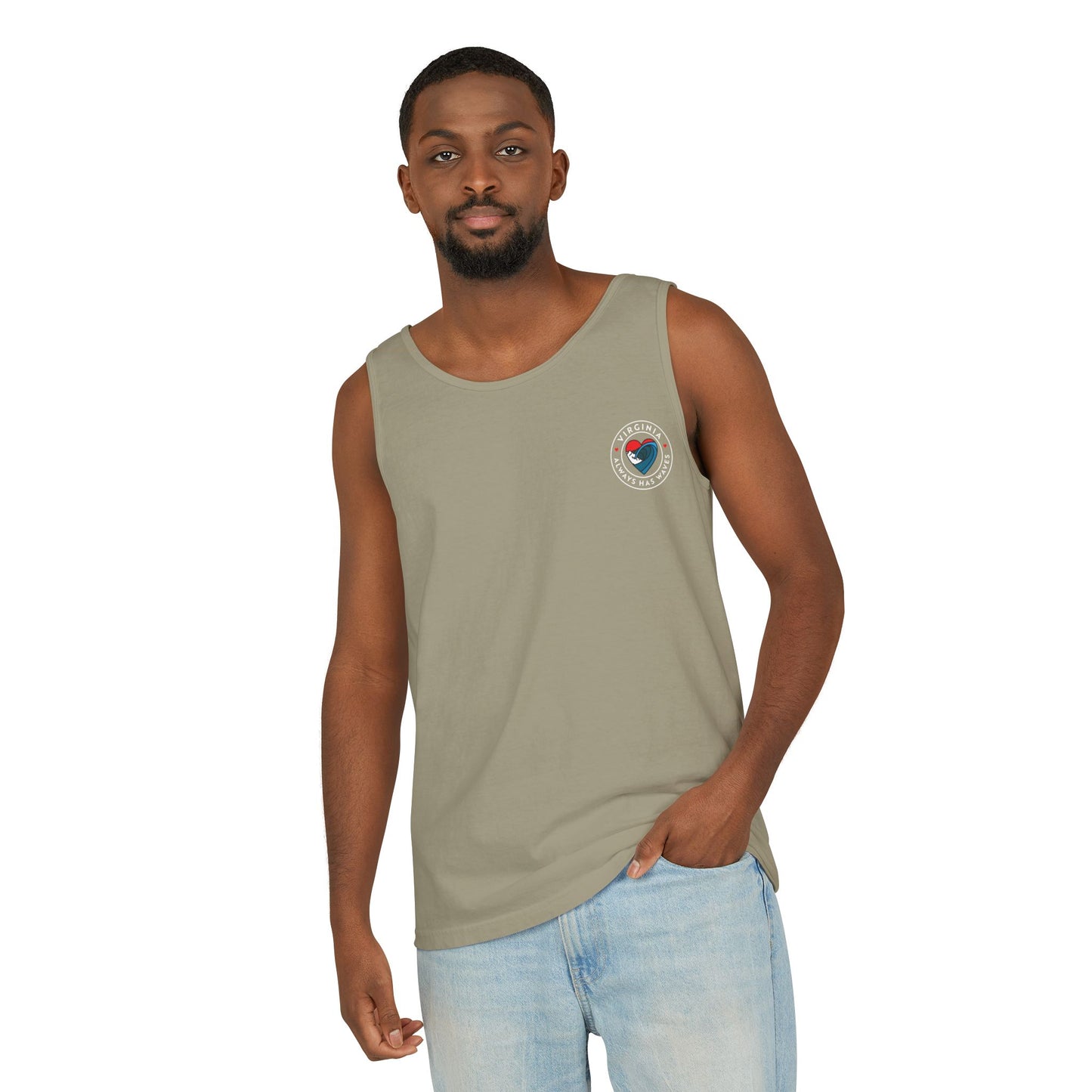 Virginia Waves Unisex Tank Top - Summer Beach Vibes