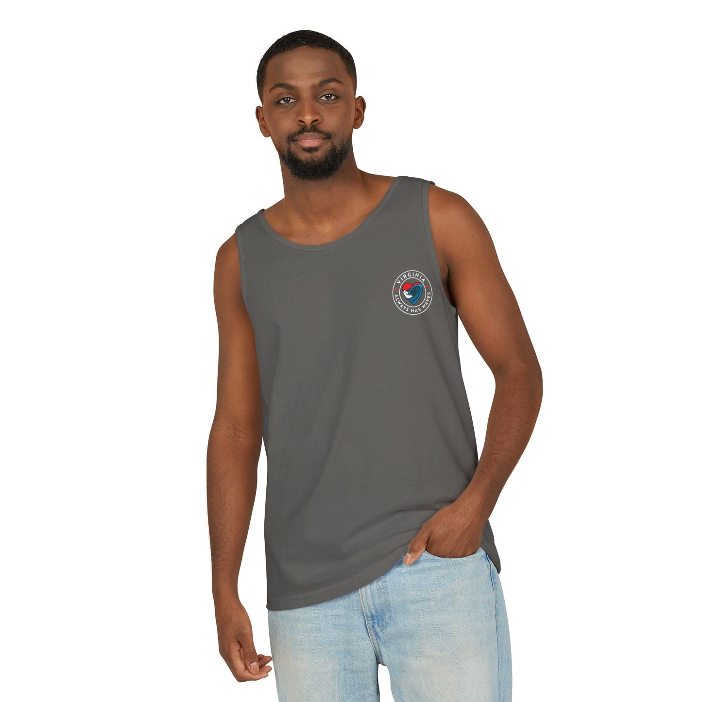 Virginia Waves Unisex Tank Top - Summer Beach Vibes