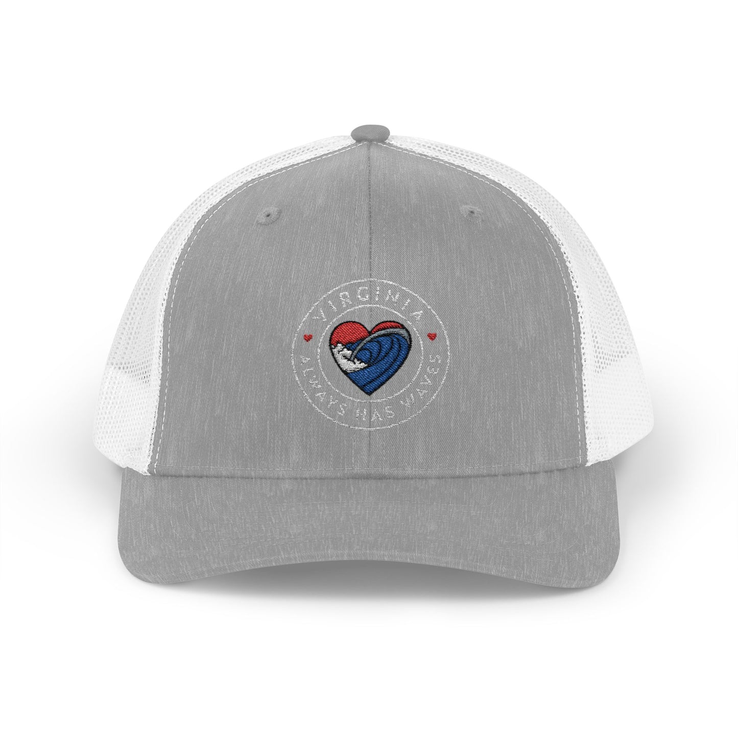 Virginia Heart Snapback Trucker Cap - Perfect for Beach Days, Gifts, and Everyday Wear, Adjustable Hat for All Occasions