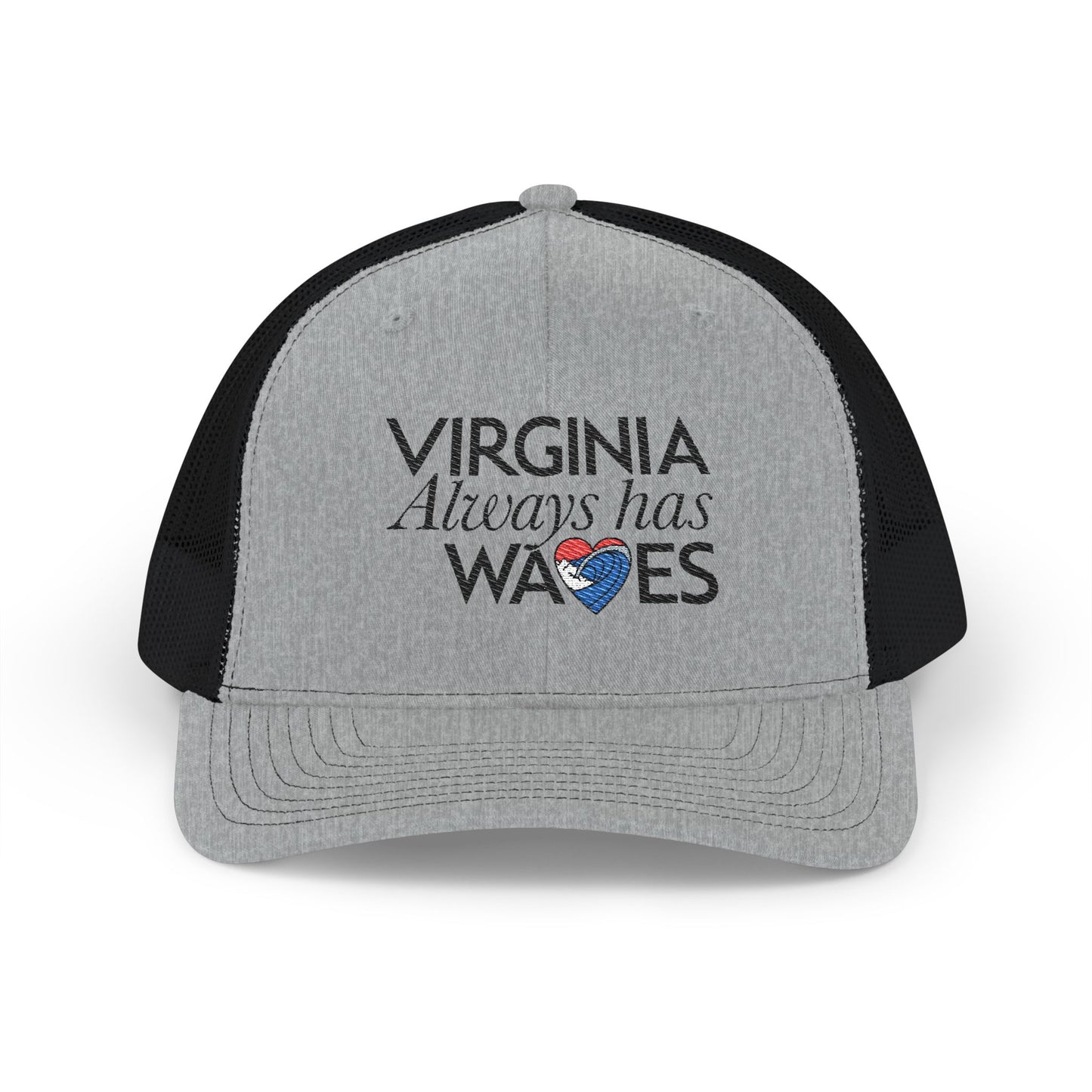 Virginia Always Has Waves Snapback Trucker Cap