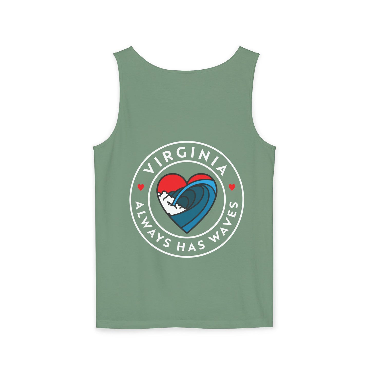 Virginia Waves Unisex Tank Top - Summer Beach Vibes