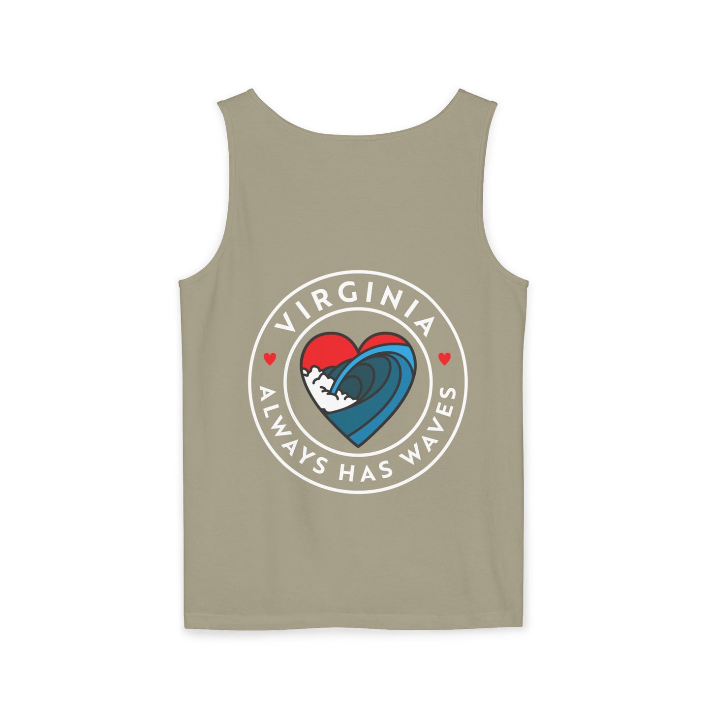 Virginia Waves Unisex Tank Top - Summer Beach Vibes