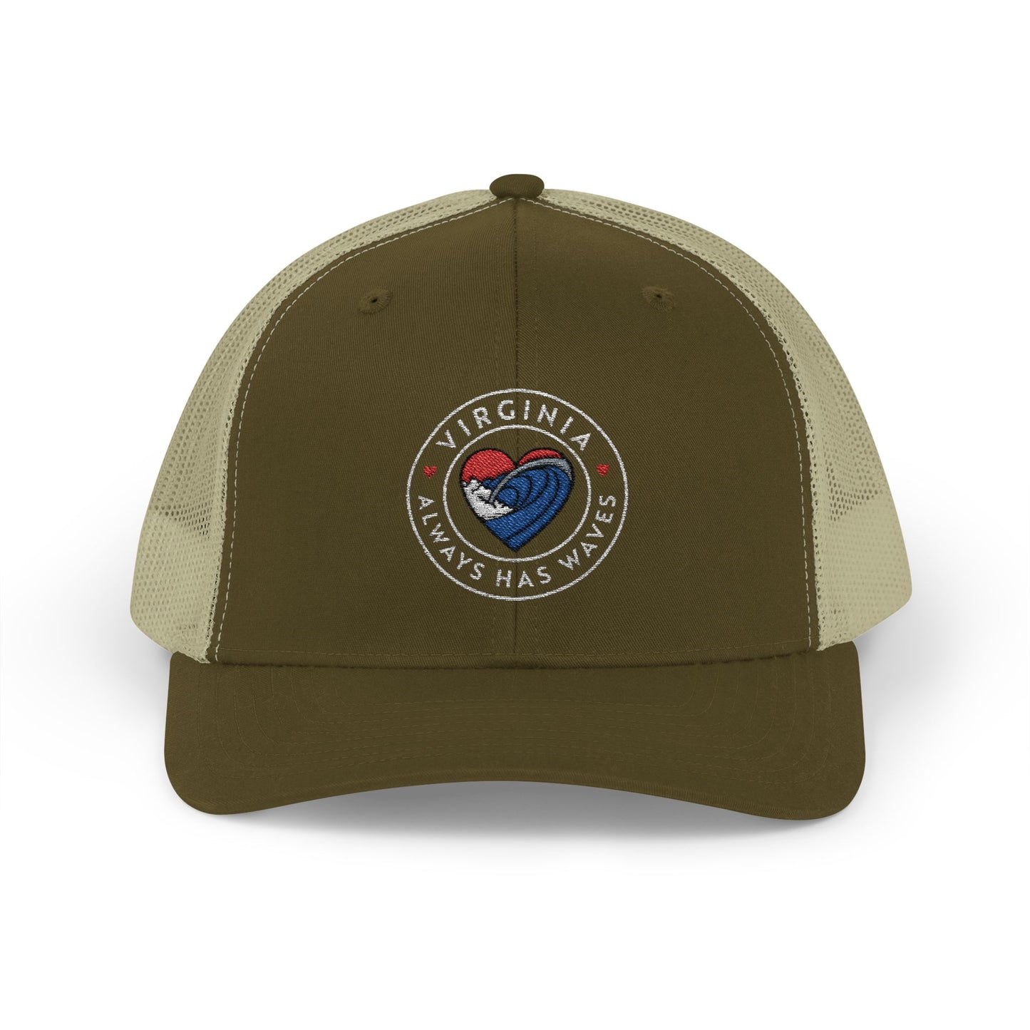 Virginia Heart Snapback Trucker Cap - Perfect for Beach Days, Gifts, and Everyday Wear, Adjustable Hat for All Occasions