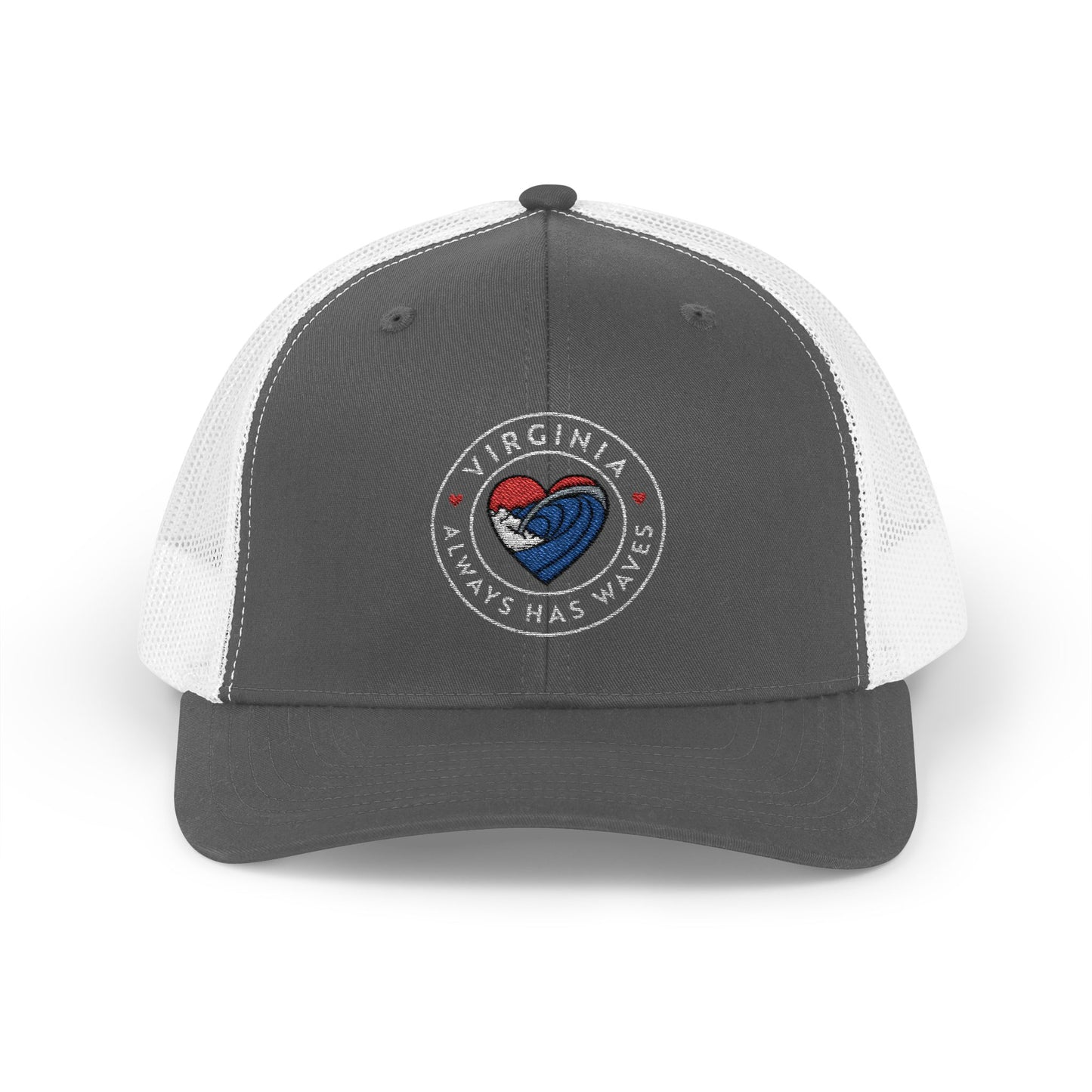 Virginia Heart Snapback Trucker Cap - Perfect for Beach Days, Gifts, and Everyday Wear, Adjustable Hat for All Occasions