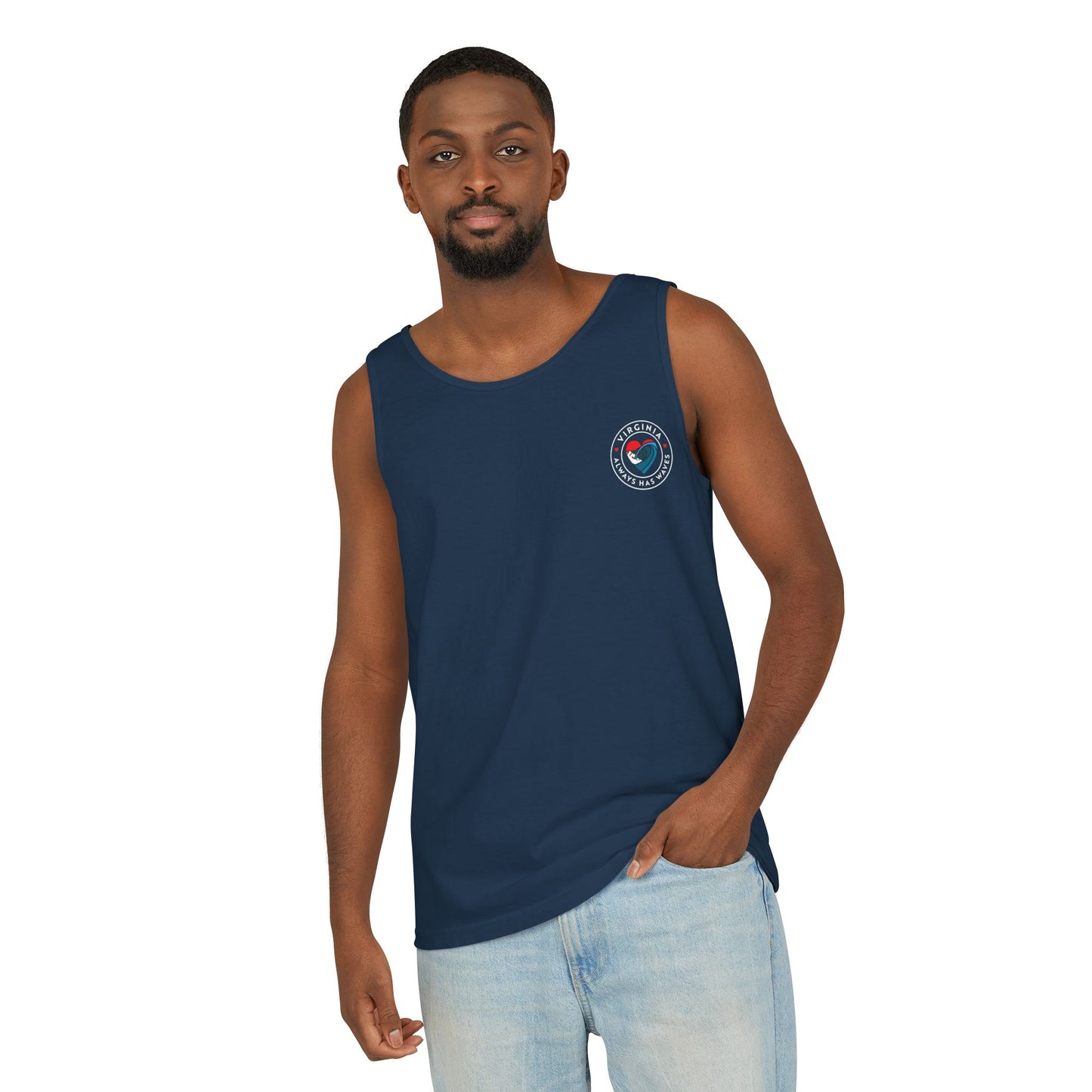 Virginia Waves Unisex Tank Top - Summer Beach Vibes